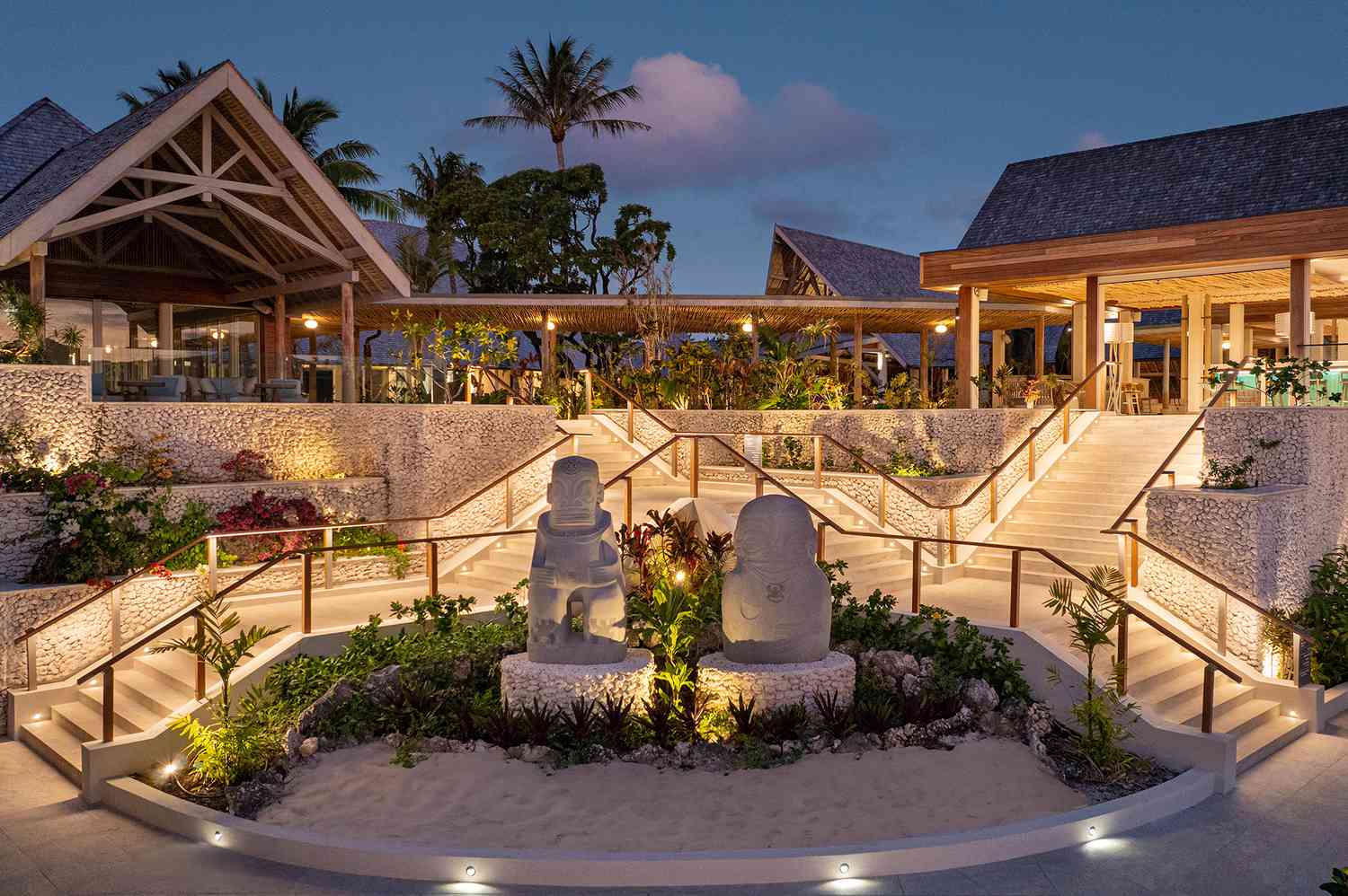 Ingang van Westin Bora Bora